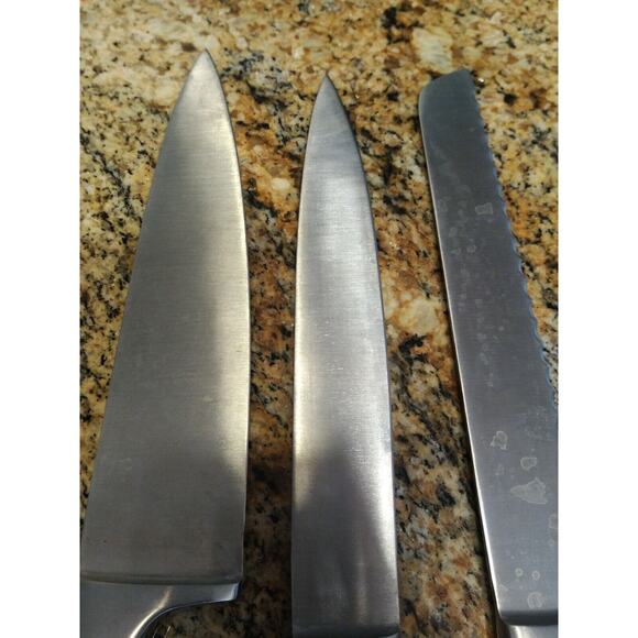 Kunstler Connoisseur 3-Piece Chef knife set. Solid Cutlery Bread Chef Carving - Picture 8 of 8